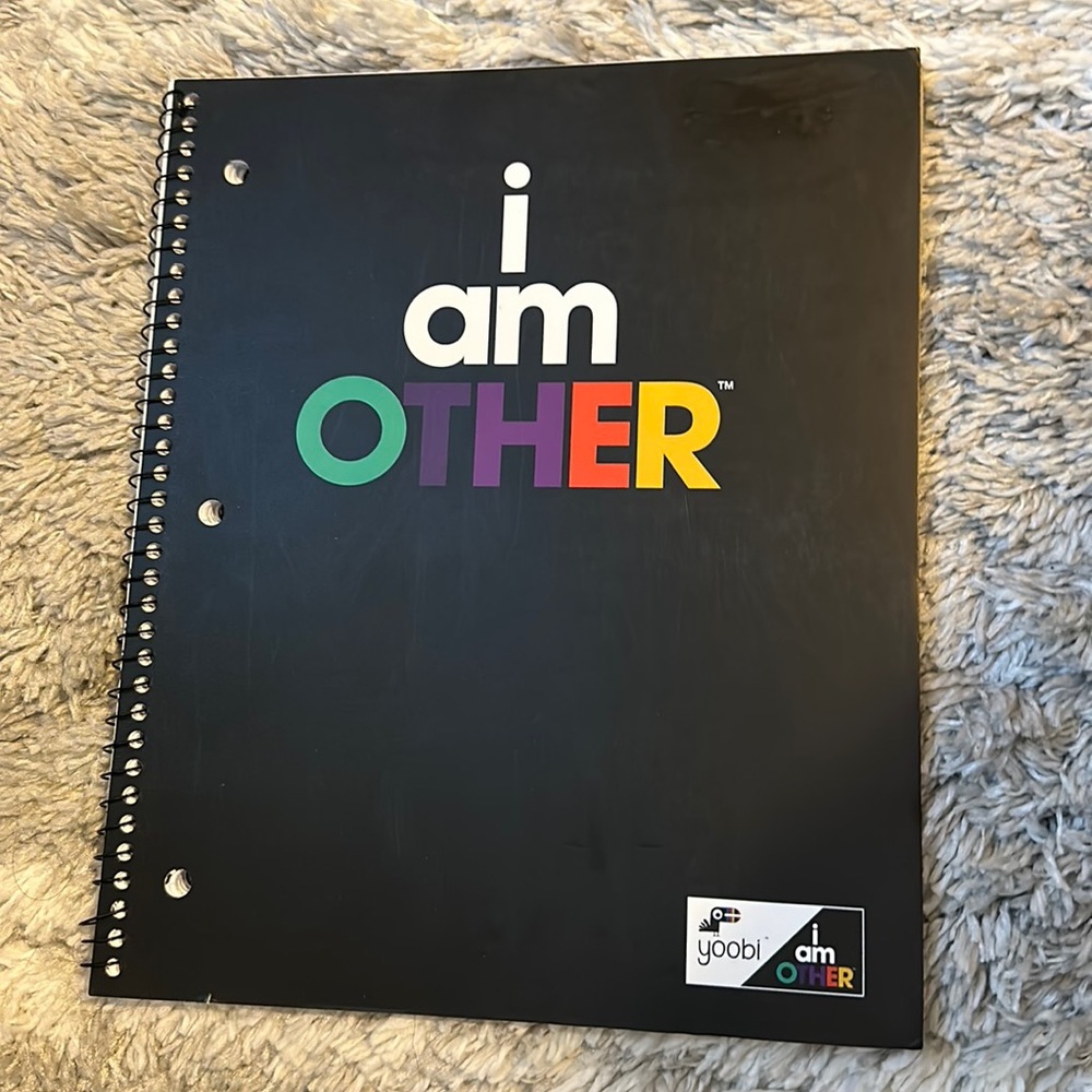 1 subject college ruled notebook with pocket